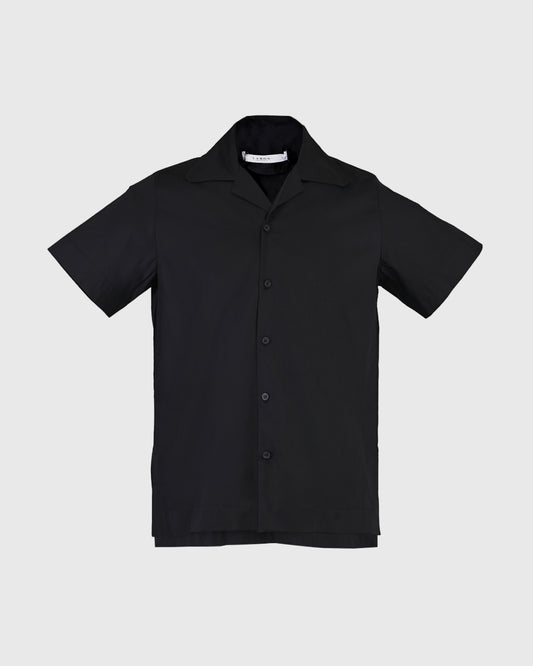 LW Bowling Short Slv Back Flwr LWT-06 Poplin