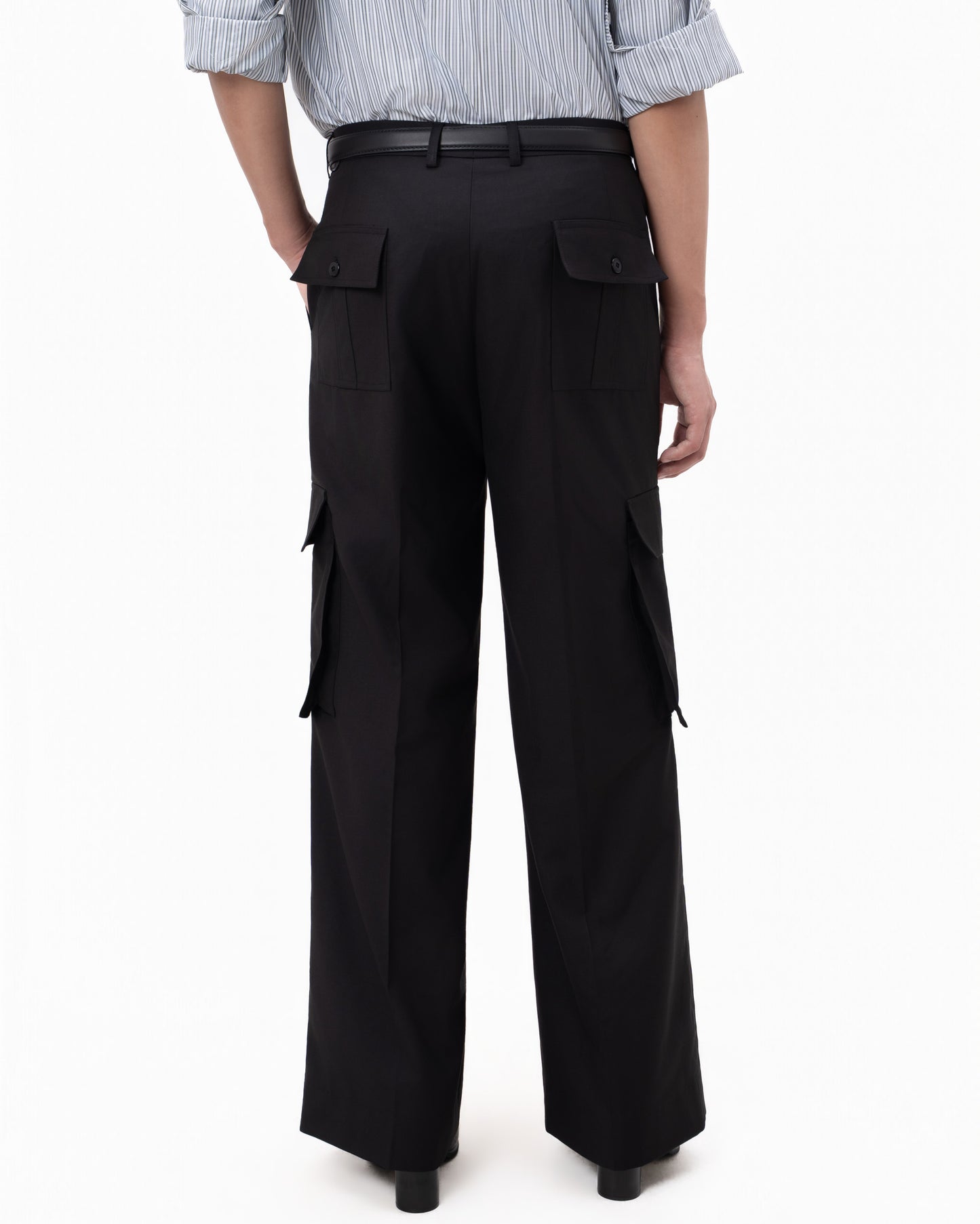 Black Cargo Pants - Hartono Gan