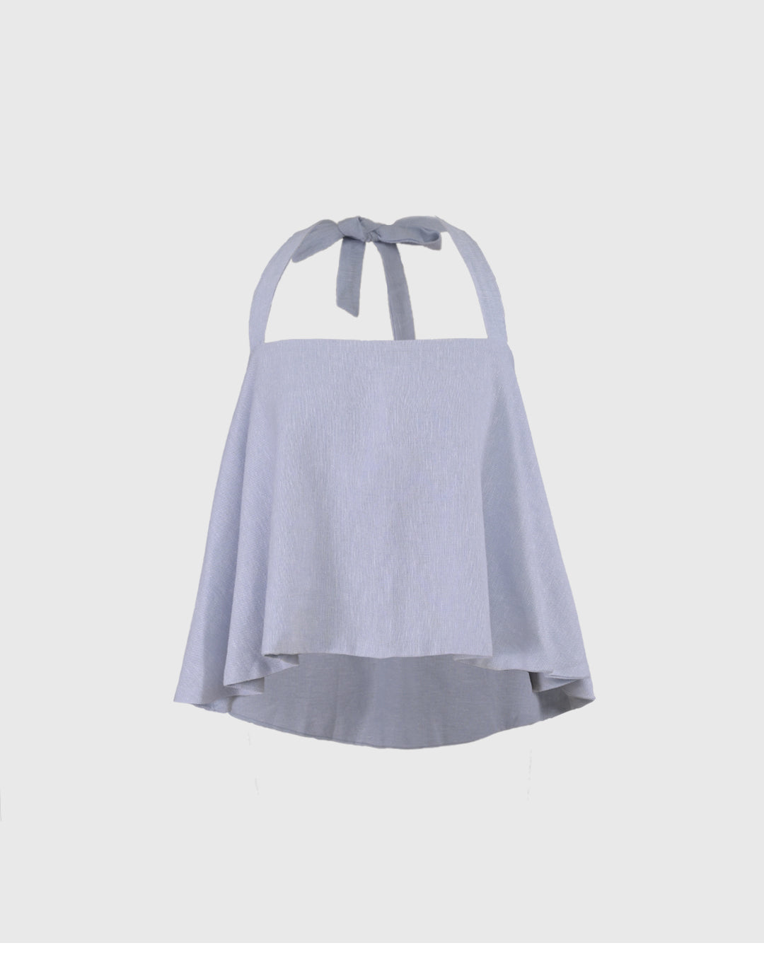 Atasan Tanpa Lengan | LRI2025 Stapless Flowy Top LWT-03 | Linen | Blue | Lakon Indonesia