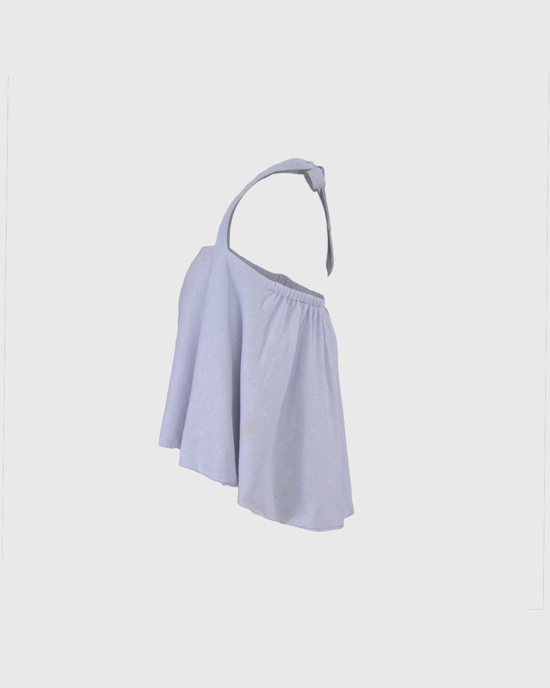 Atasan Tanpa Lengan | LRI2025 Stapless Flowy Top LWT-03 | Linen | Blue | Lakon Indonesia