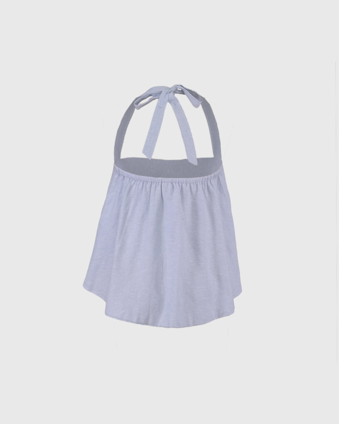 Atasan Tanpa Lengan | LRI2025 Stapless Flowy Top LWT-03 | Linen | Blue | Lakon Indonesia