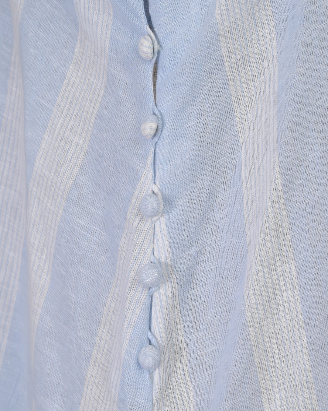 Dress Tanpa Lengan | LRI2025 Camisole Dress LWD-03 | Linen | Striped Blue | Lakon Indonesia