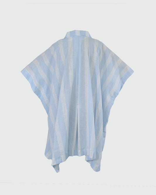 Blouse | LR Blazer Collar Ponco LR-01 | Striped | Lakon Indonesia