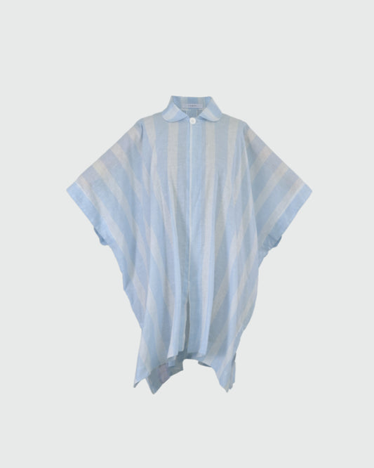 Blouse | LR Peterpan Collar Ponco LR-02 | Striped | Lakon Indonesia