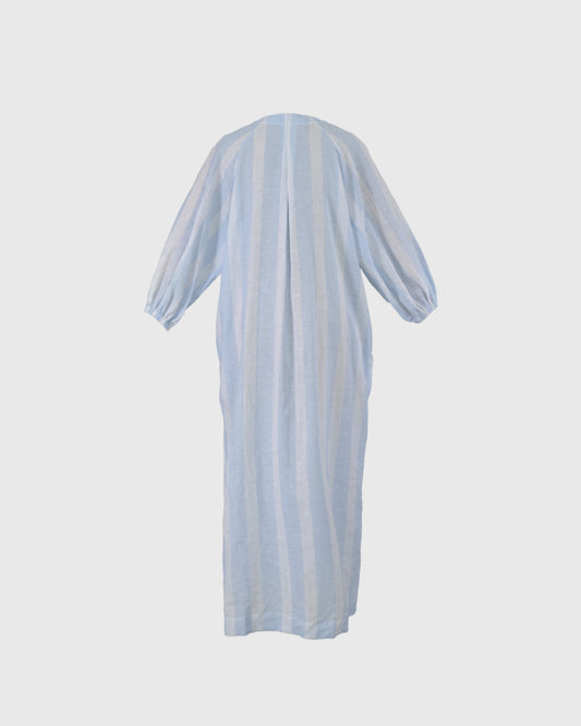 Dress Lengan Panjang | LR Keyhole Neckline Dress LR-03 | Striped | Lakon Indonesia