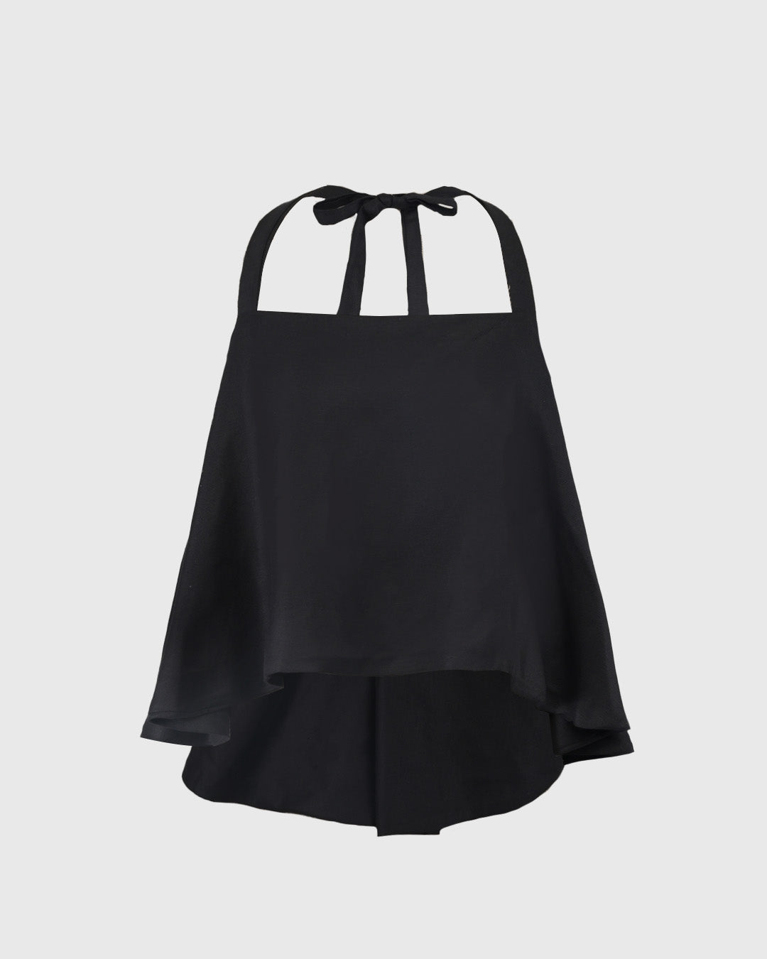 Atasan Tanpa Lengan | LRI2025 Stapless Flowy Top LWT-03 | Linen | Black | Lakon Indonesia