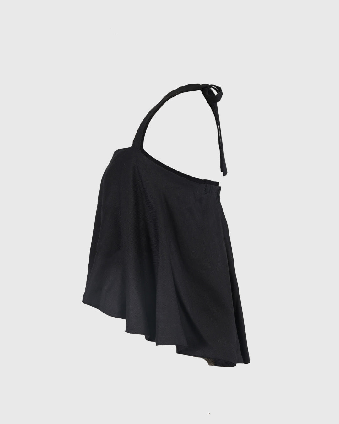 Atasan Tanpa Lengan | LRI2025 Stapless Flowy Top LWT-03 | Linen | Black | Lakon Indonesia