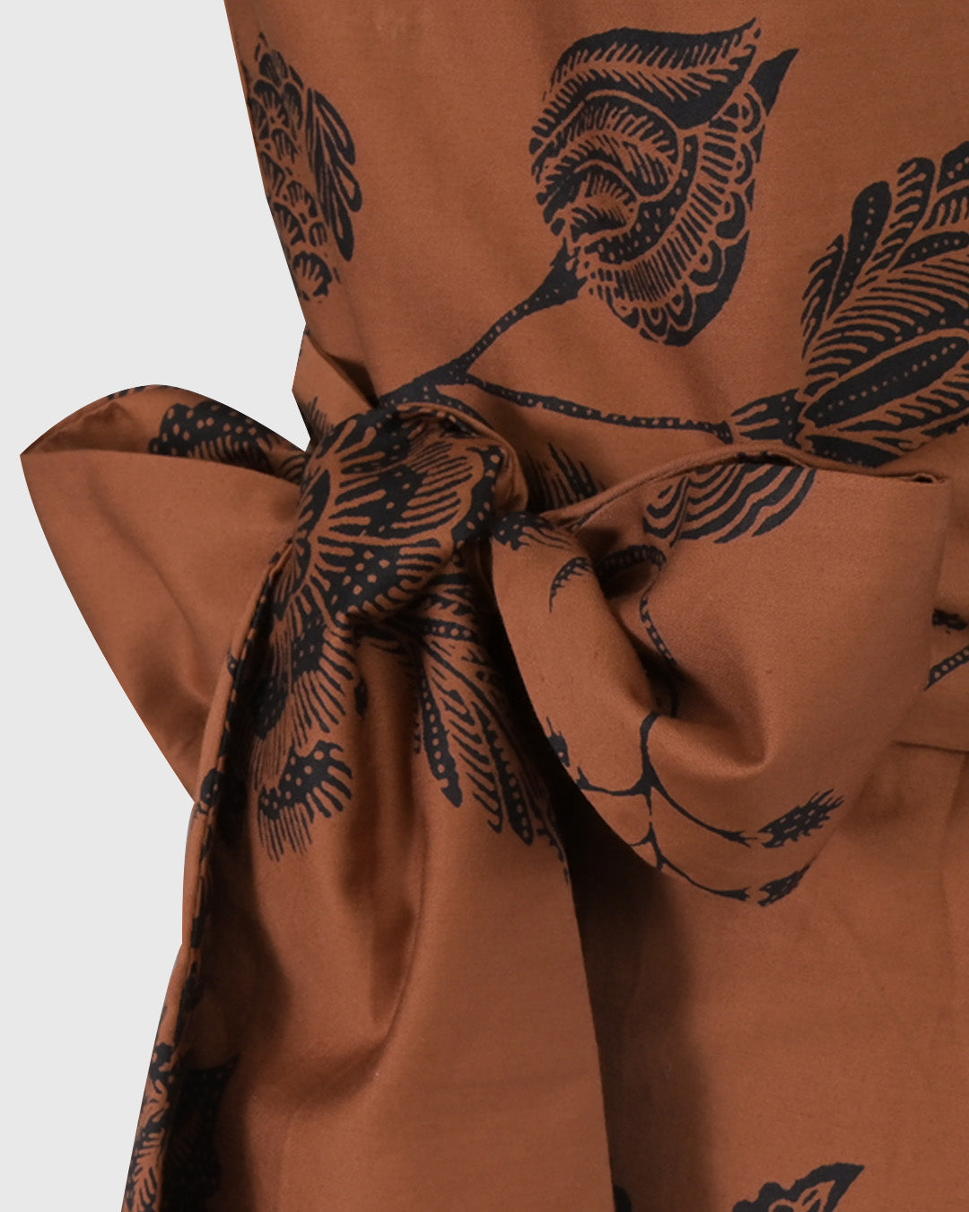 Midi Dress | LRI2025 Fit and Flare LWD-01 | Sogan Bunga | Lakon Indonesia