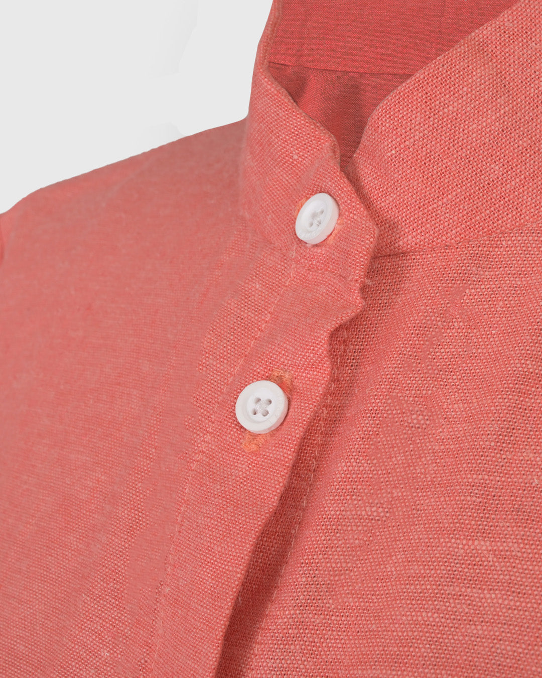 Kemeja Lengan Pendek | RIK Buttoned Shirt RIKTW-36 | Linen | Red | Lakon Indonesia