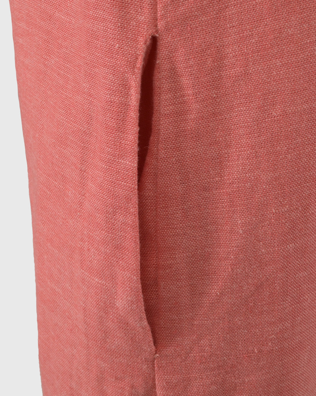 Midi Dress | RIK Boat Neck Sleevless RIKD-02 | Linen | Red | Lakon Indonesia