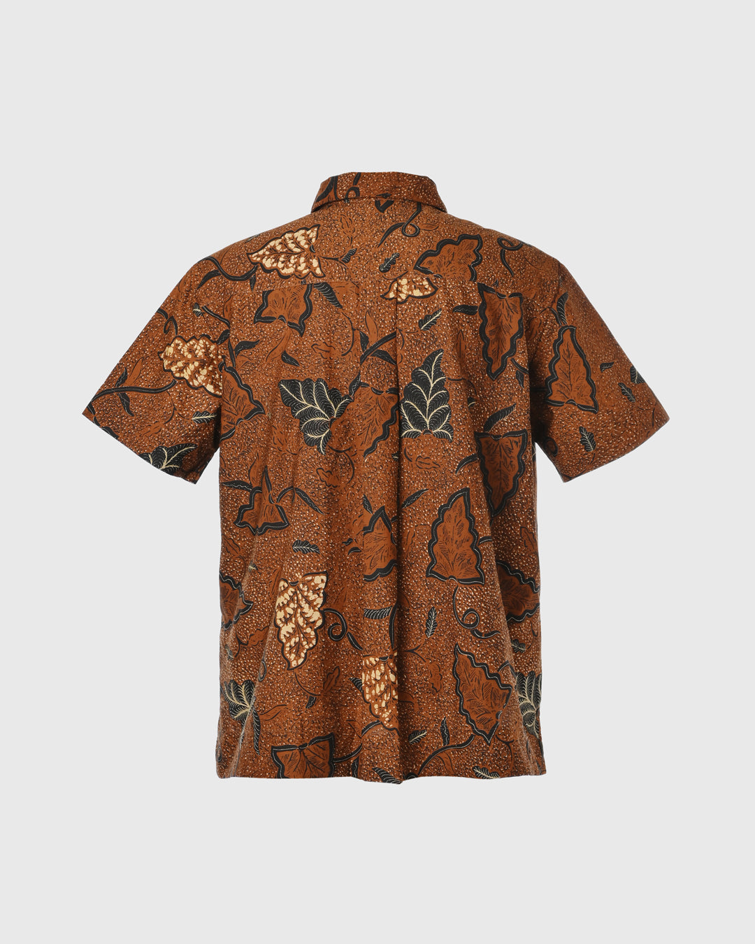 F225 Men Polo AR-MT02 Batik Sogan Daun Brown
