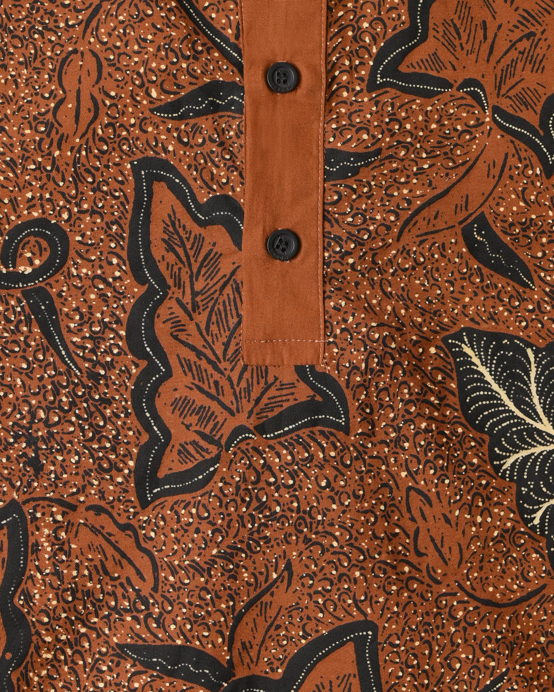 F225 Men Polo AR-MT02 Batik Sogan Daun Brown