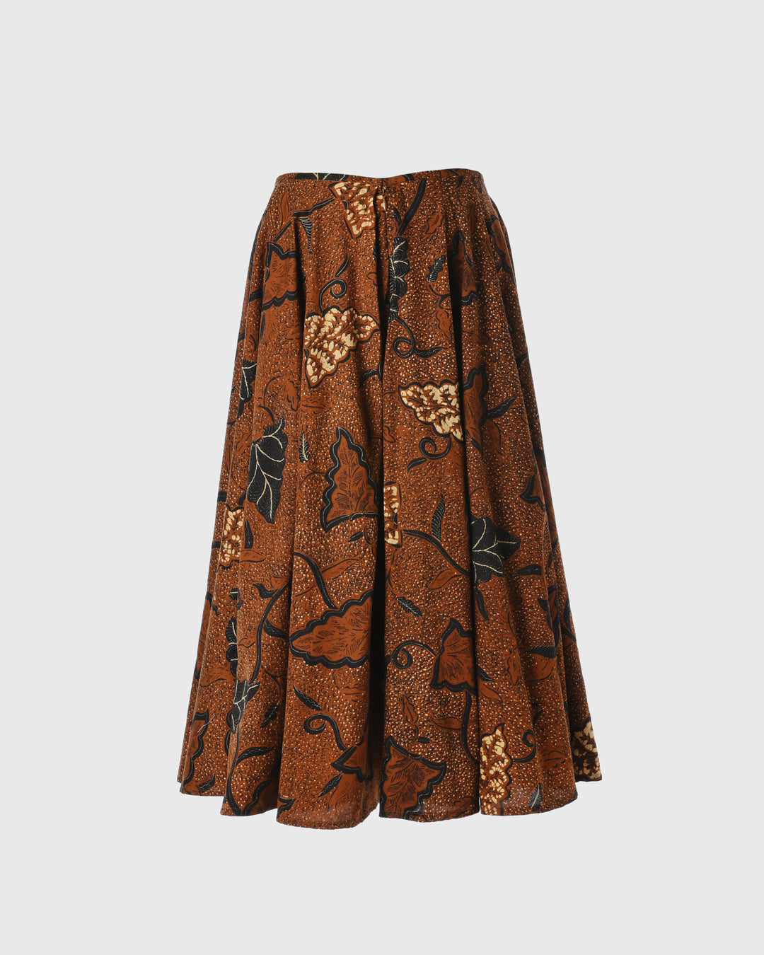 F225 A-Line Skirt GTB-07 Sogan Daun Brown