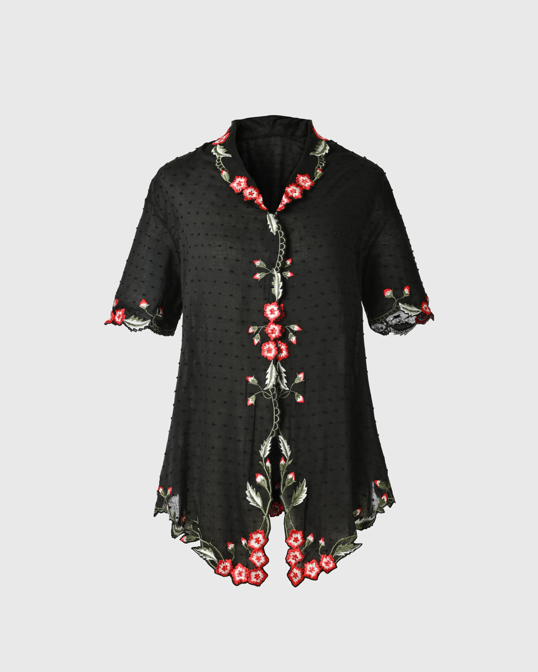 Kebaya Hitam Bunga