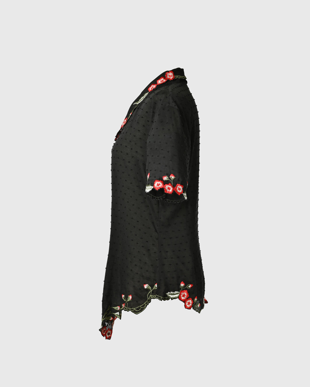 Kebaya Hitam Bunga