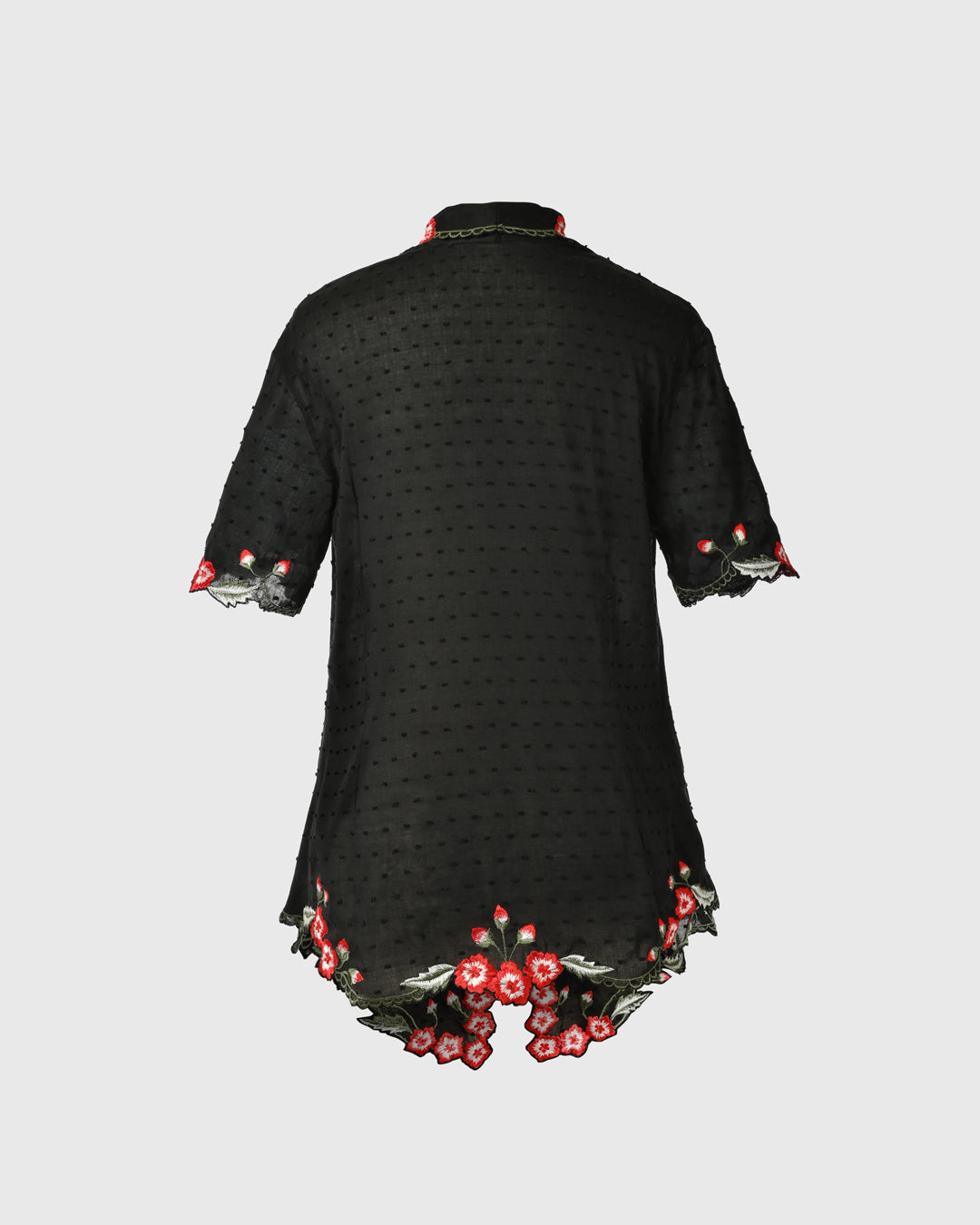 Kebaya Hitam Bunga