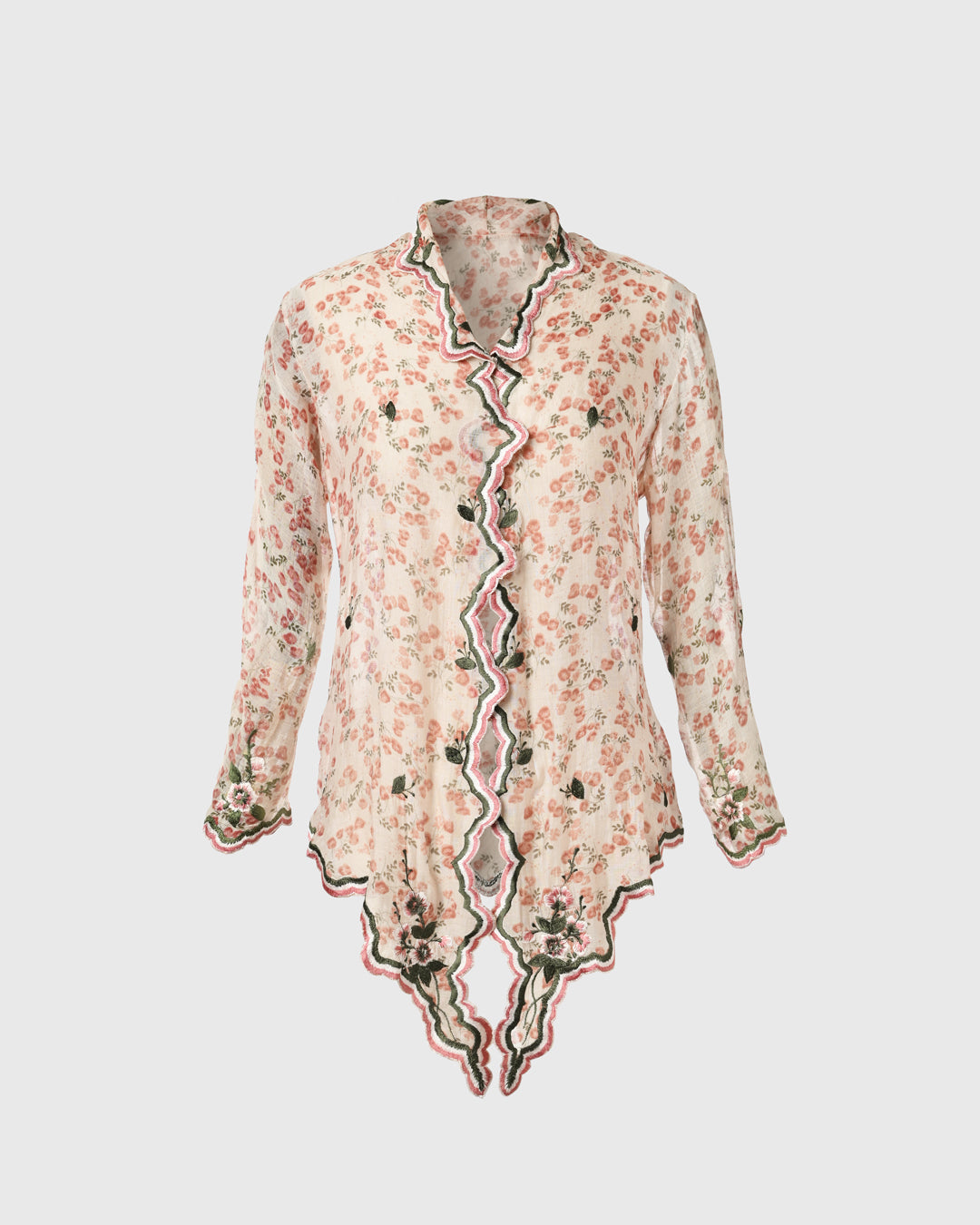 Kebaya Lengan Panjang - Kebaya Bunga