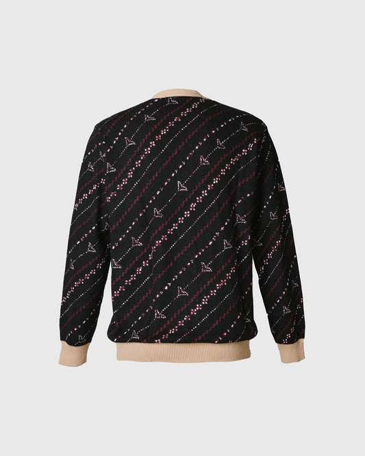 V Neck Sweater Batik URO-07