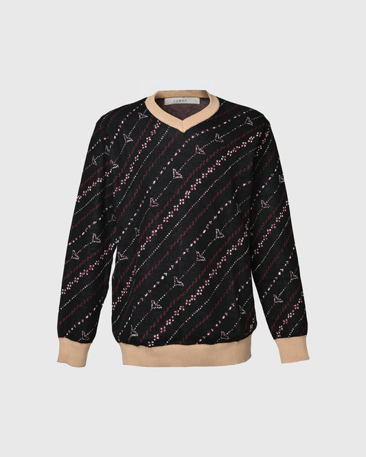 V Neck Sweater Batik URO-07