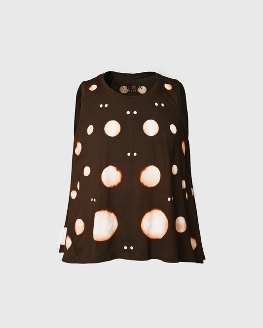 Polka Tiedyed Sleveless Tee URT-09