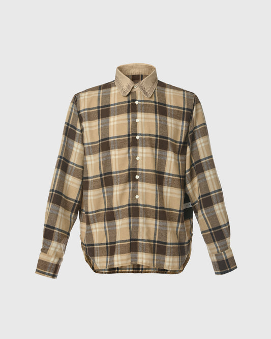 Stitched Basic Collar Khaki URT-01