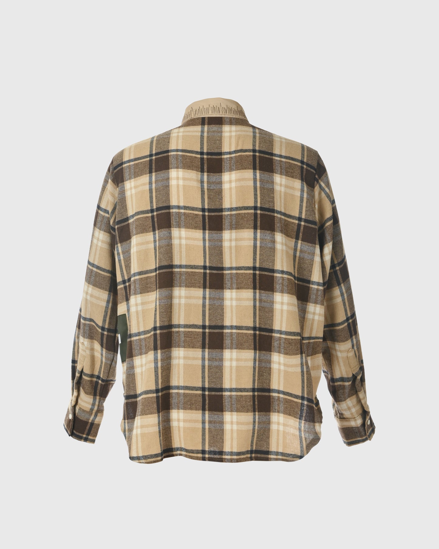 Kemeja Lengan Panjang | UR Stitched Basic Collar URT-01 | Khaki | Lakon Indonesia