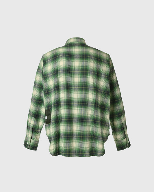 Mao Collar Shirt Green URT-02