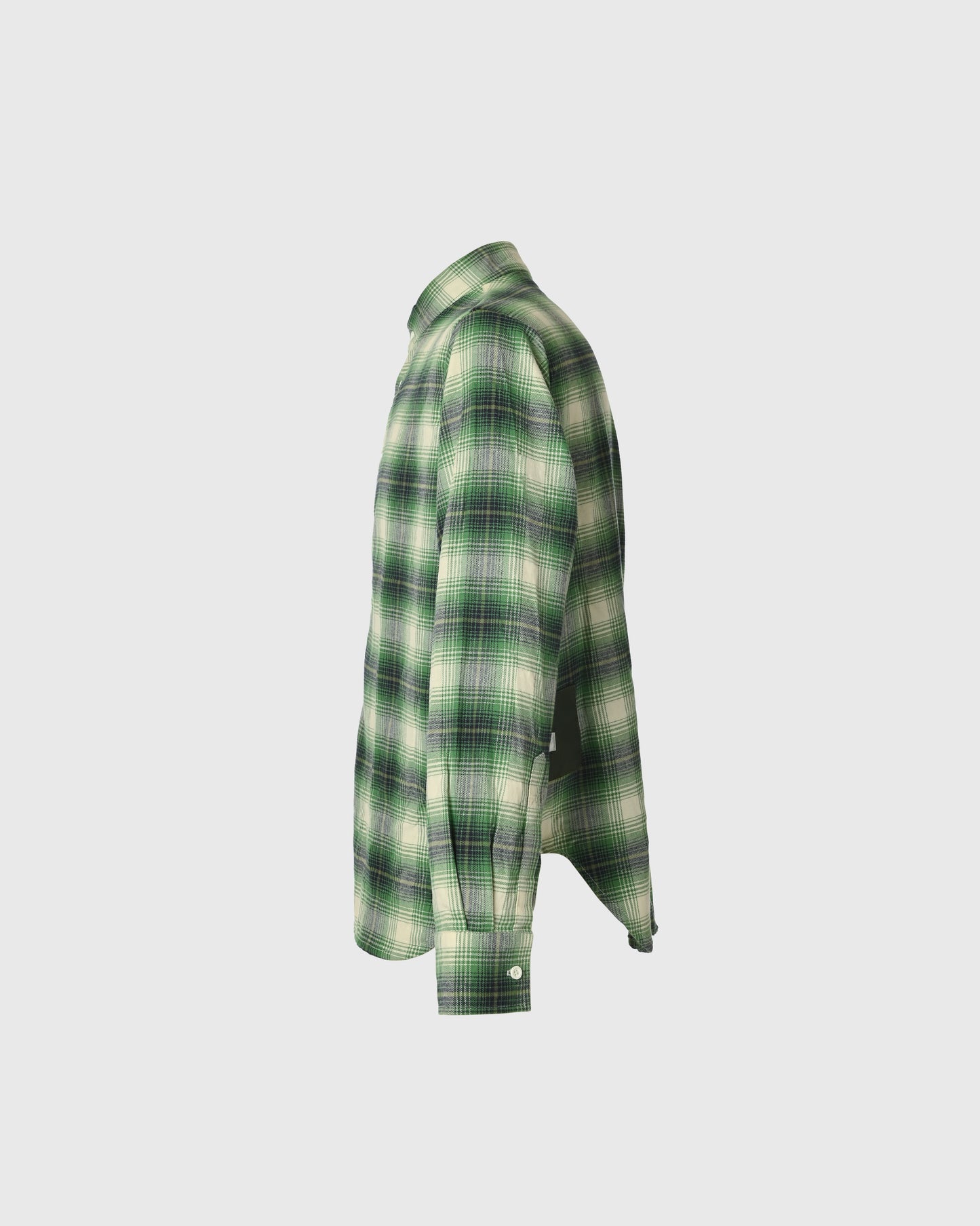 Kemeja Lengan Panjang | UR Mao Collar L/S Shirt URT-02 | Green | Lakon Indonesia