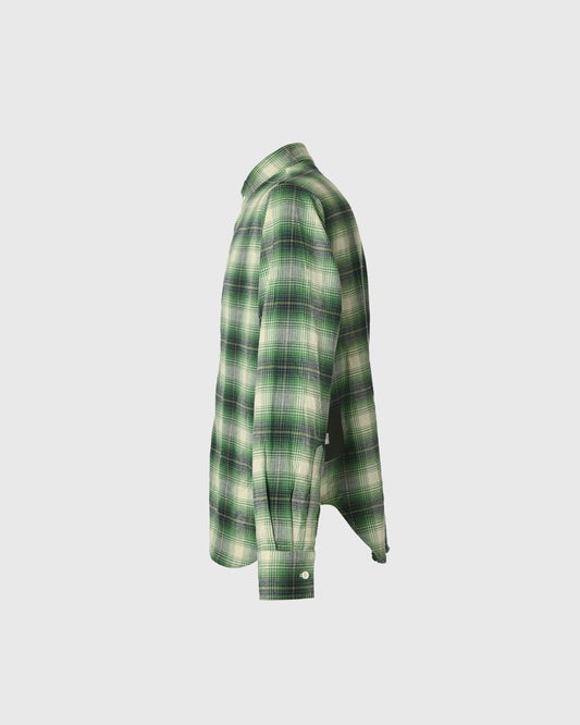 Mao Collar Shirt Green URT-02