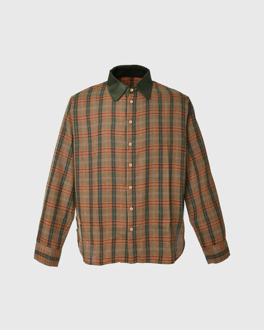 Parachute Collar Shirt Army URT-03