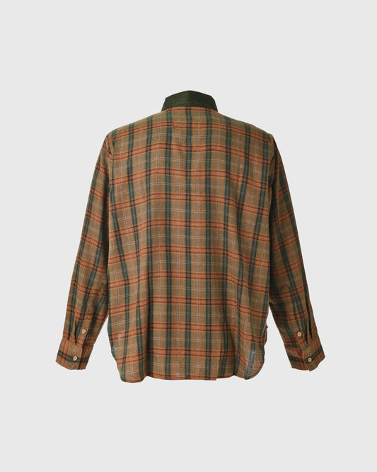 Parachute Collar Shirt Army URT-03