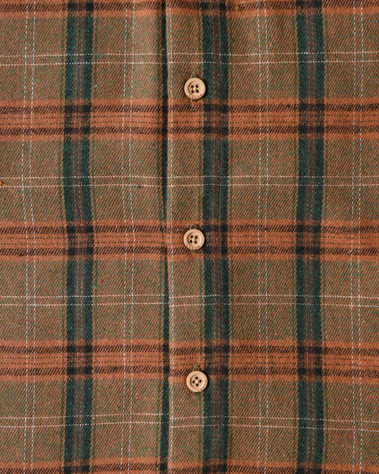 Parachute Collar Shirt Army URT-03