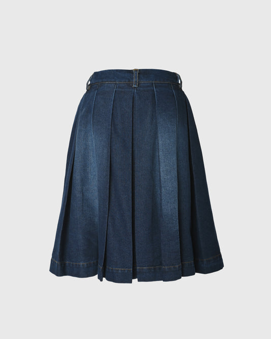 Pleated Midi Skirt URB-03