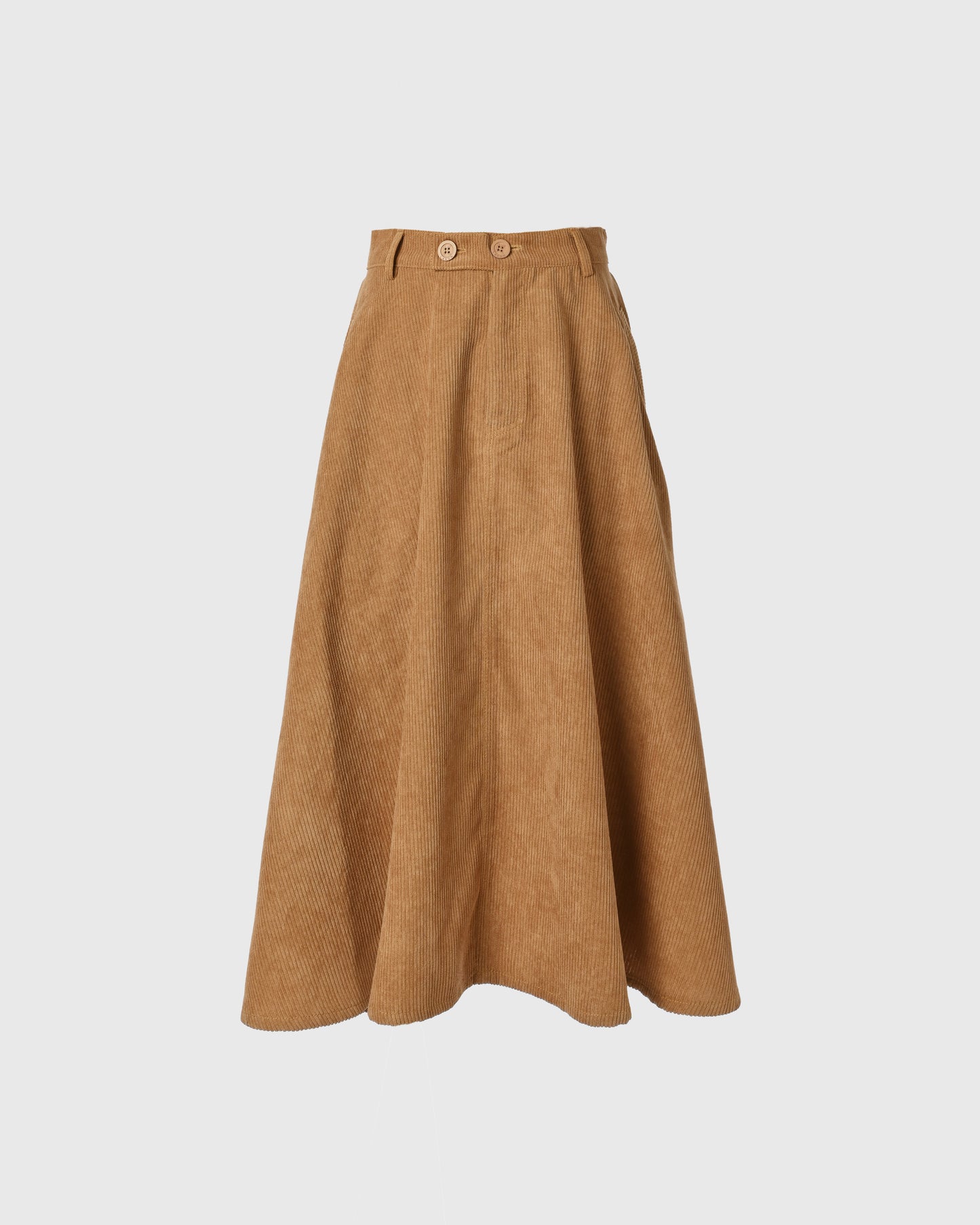 Rok Panjang | UR Cargo Skirt URB-06 | Corduroy | Khaki | Lakon Indonesia