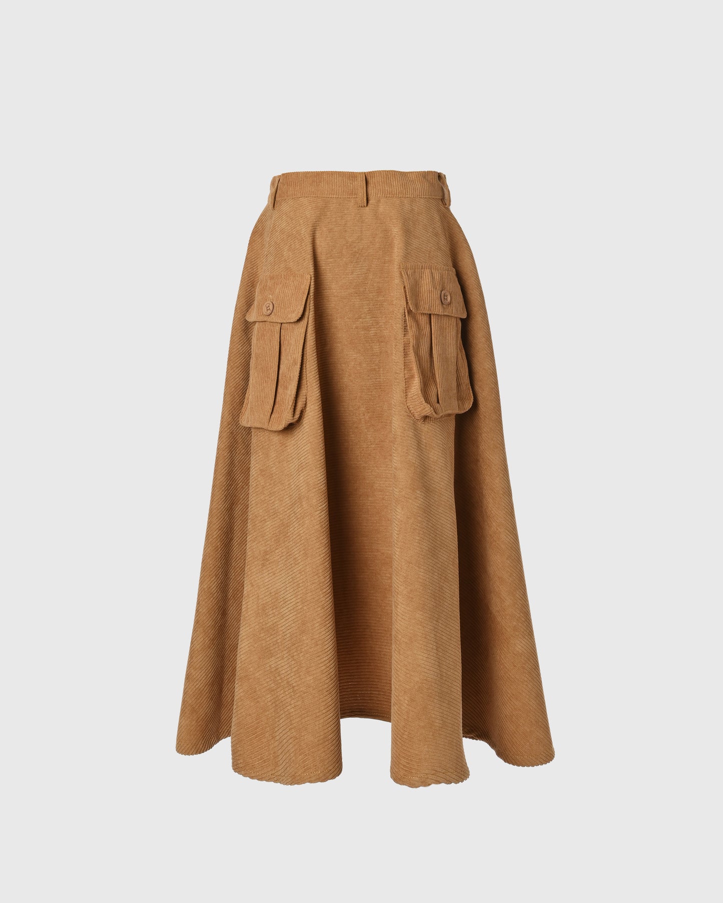 Rok Panjang | UR Cargo Skirt URB-06 | Corduroy | Khaki | Lakon Indonesia