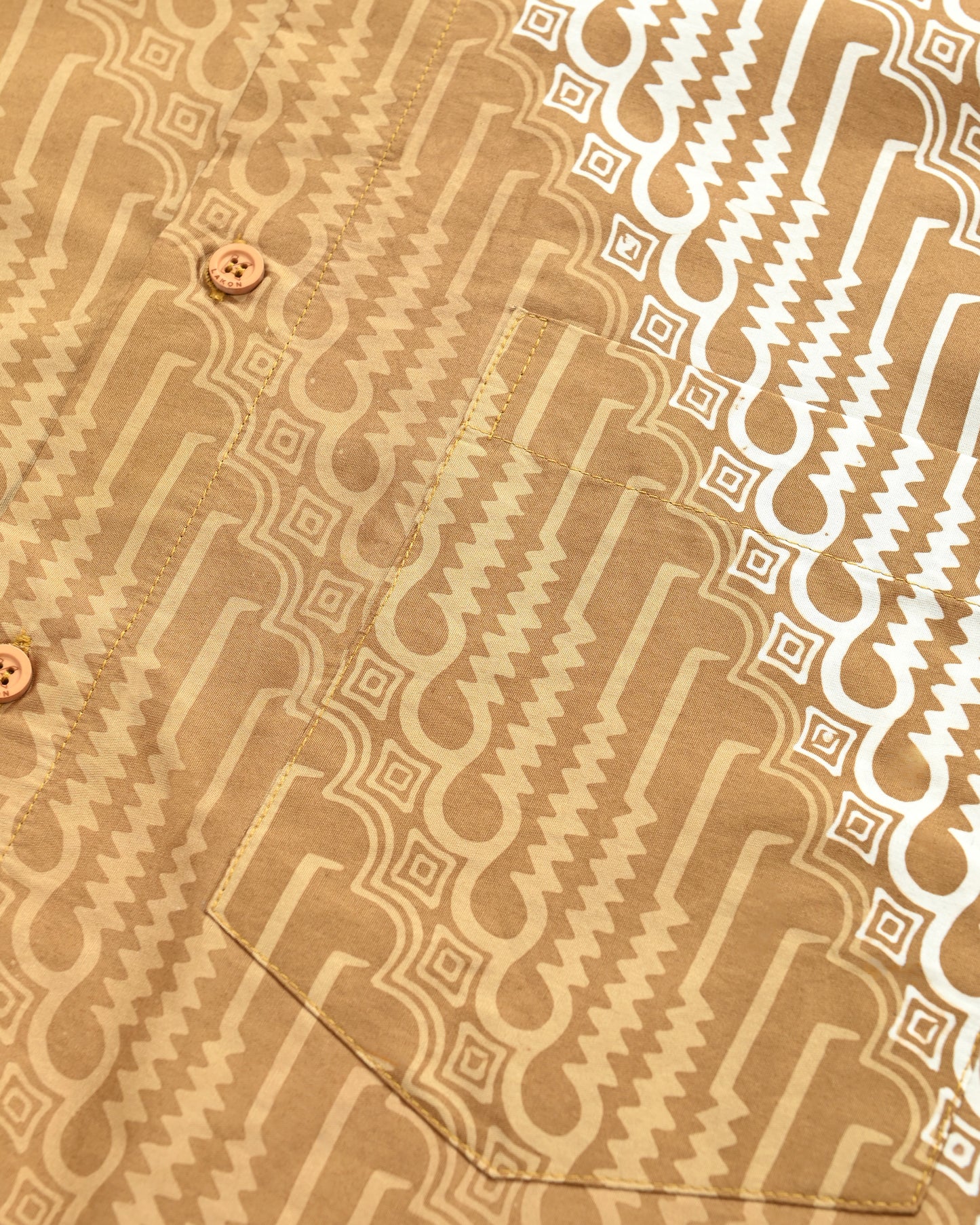 Basic S/S Shirt Batik Cap Parang Seno Kecil - F226