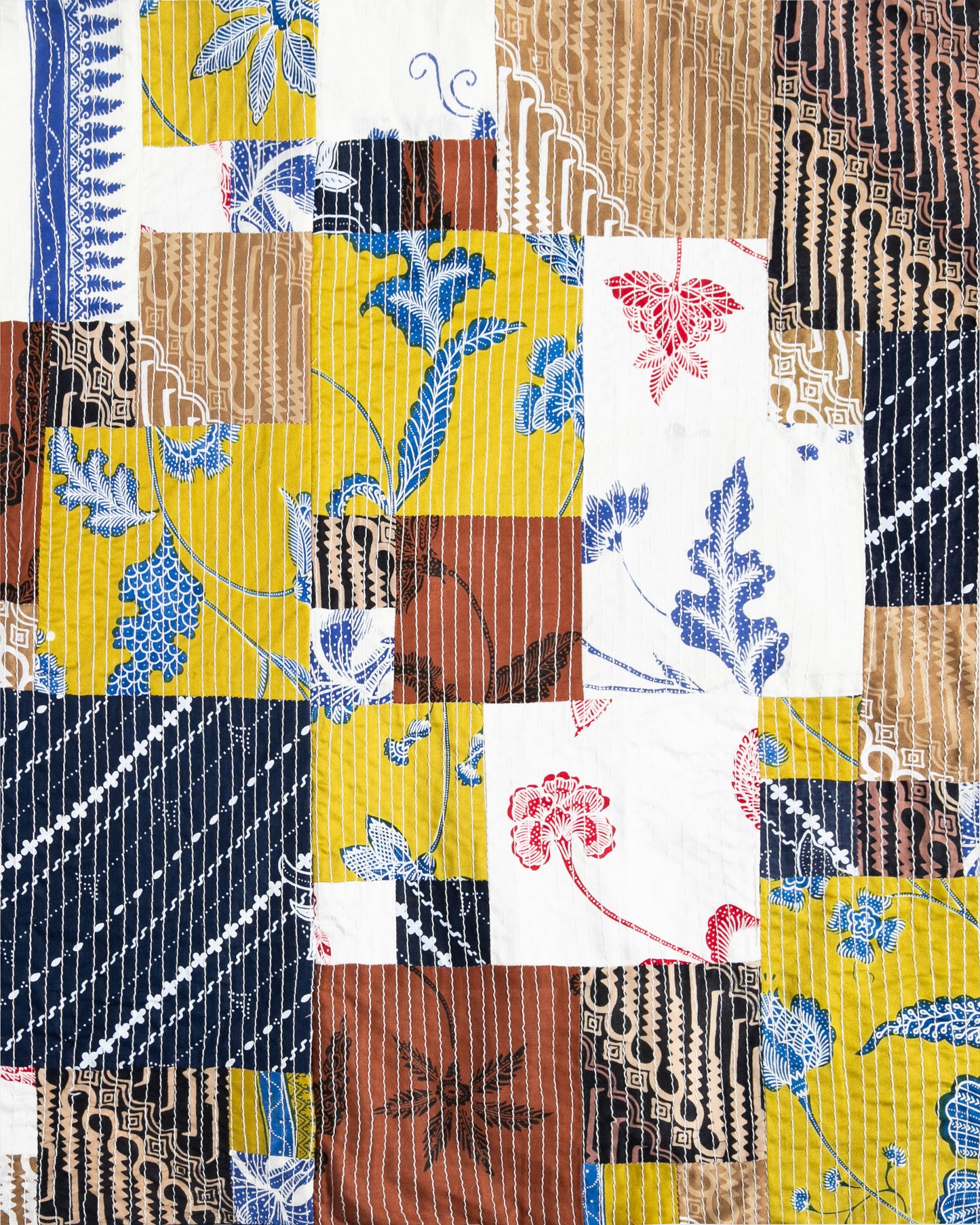 Kimono Outer Batik Patchwork Long