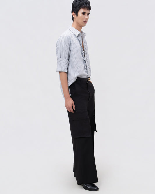 Black Cargo Pants - Hartono Gan