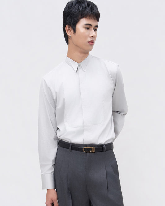 Bib Front Tuxedo Shirt - Hartono Gan