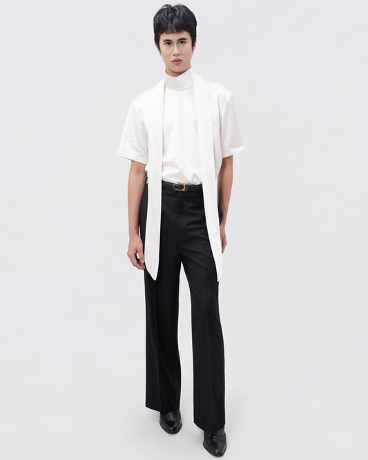 Black Tuxedo Trousers - Hartono Gan