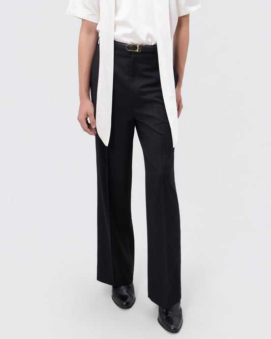 Black Tuxedo Trousers - Hartono Gan