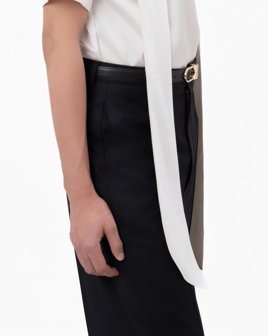 Black Tuxedo Trousers - Hartono Gan