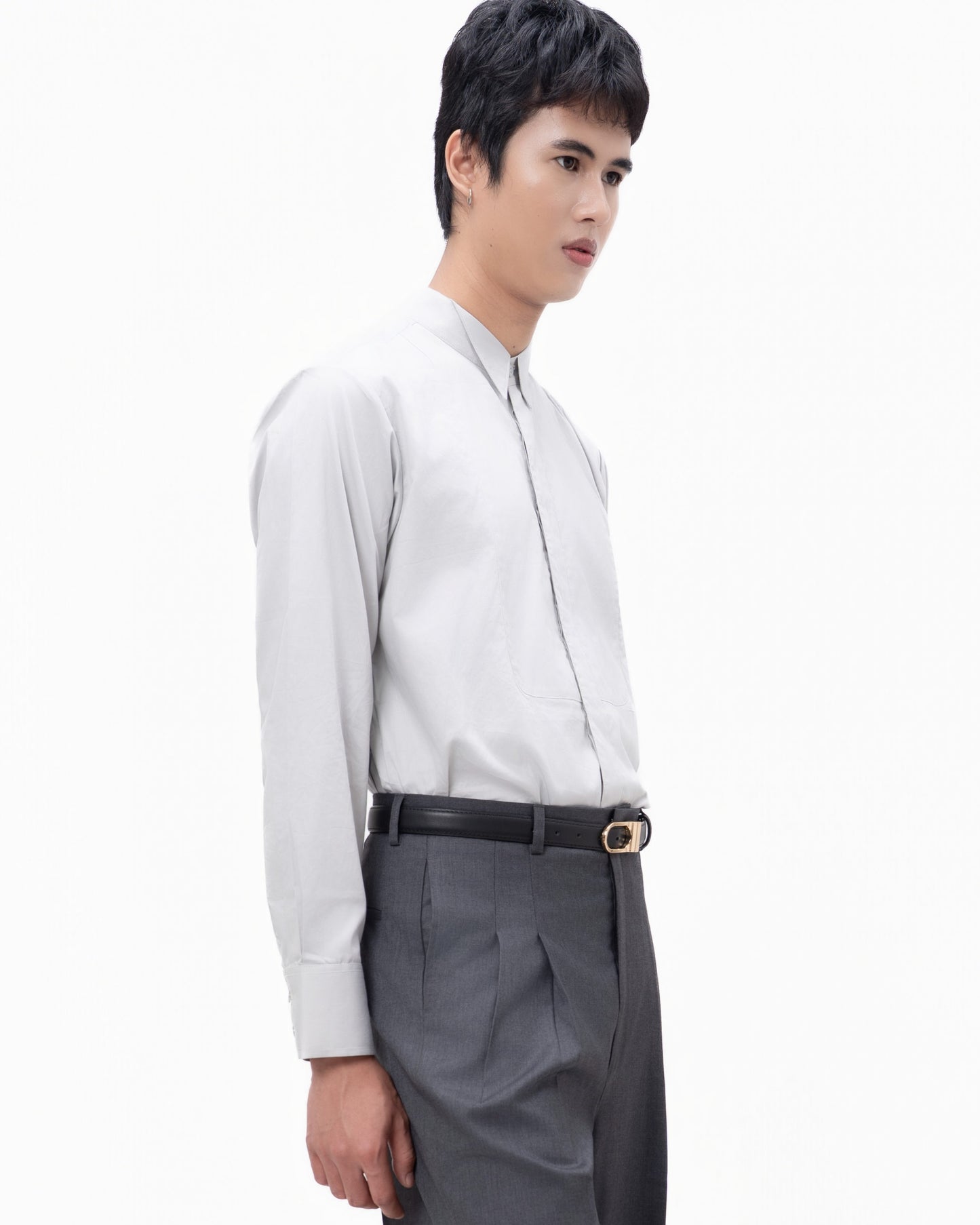 Bib Front Tuxedo Shirt - Hartono Gan