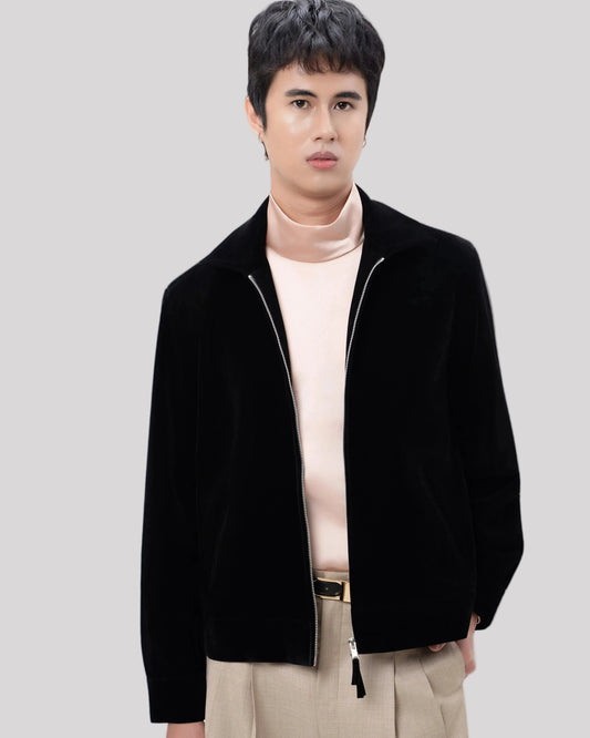 Black Velvet Jacket - Hartono Gan