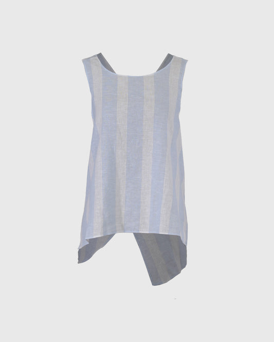 Tank Top | LR Ovelapped LR-08 | Striped Blue | Lakon Indonesia
