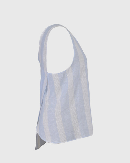 Tank Top | LR Ovelapped LR-08 | Striped Blue | Lakon Indonesia