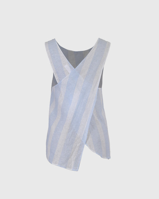 Tank Top | LR Ovelapped LR-08 | Striped Blue | Lakon Indonesia