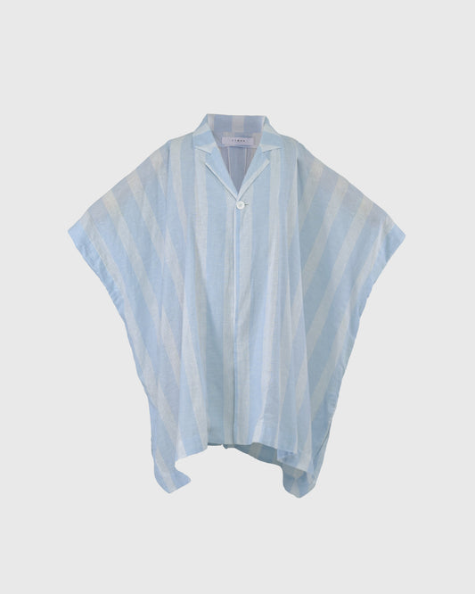 Blouse | LR Blazer Collar Ponco LR-01 | Striped | Lakon Indonesia