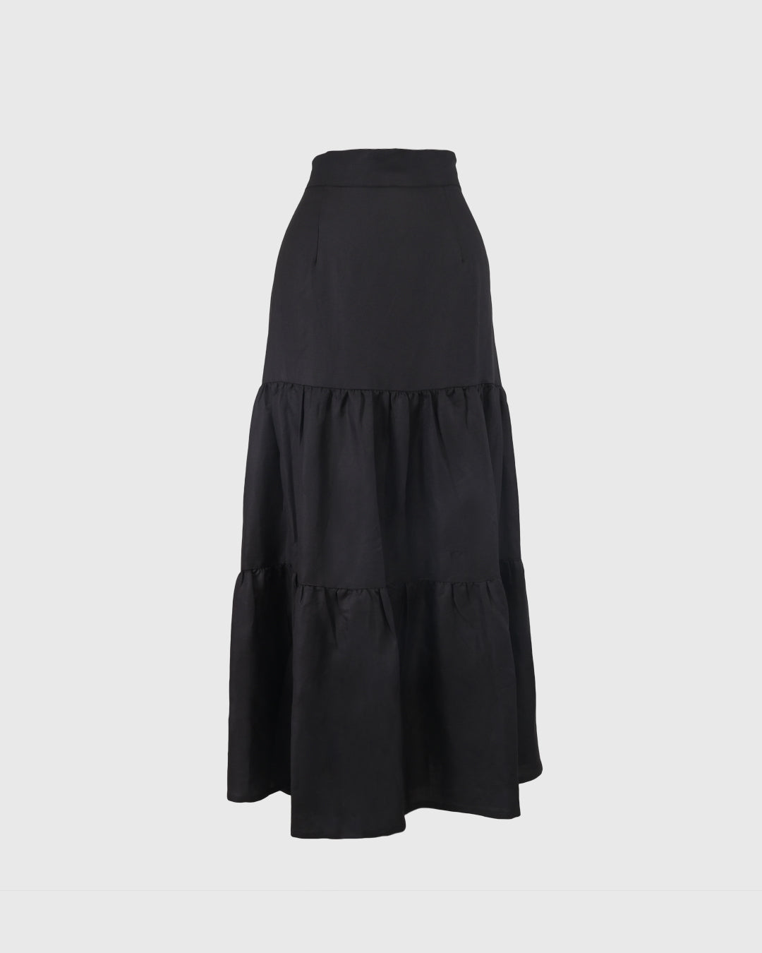Rok Panjang | LRI2025 Foklore Skirt RIKB-24 | Linen | Black | Lakon Indonesia