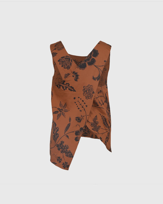 Tank Top | LR Ovelapped LR-08 | Sogan Bunga | Lakon Indonesia